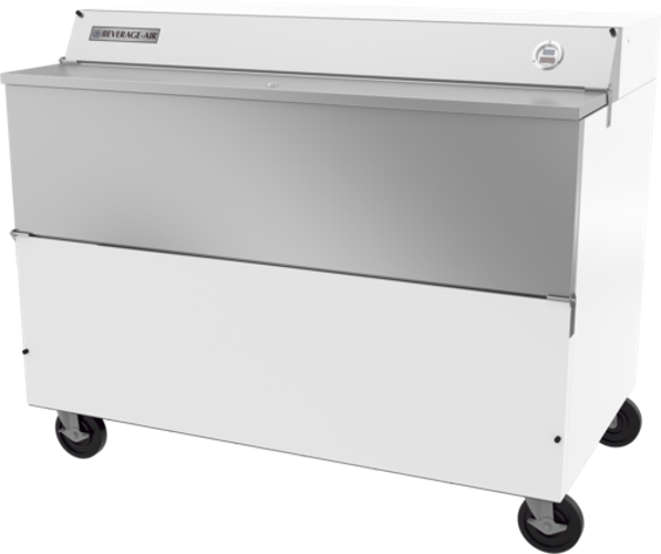 Beverage Air SMF58HC-1-W School Milk Cooler 58W x 33D x 47H 24 cu ft with Digital Thermometer and Auto Defrost
