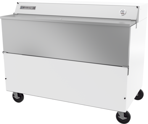 Beverage Air SMF58HC-1-W School Milk Cooler 58W x 33D x 47H 24 cu ft with Digital Thermometer and Auto Defrost