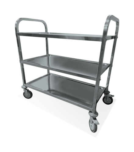 Steel Works SWUCL3-2037HD-SQ Cart, Utility/Bussing