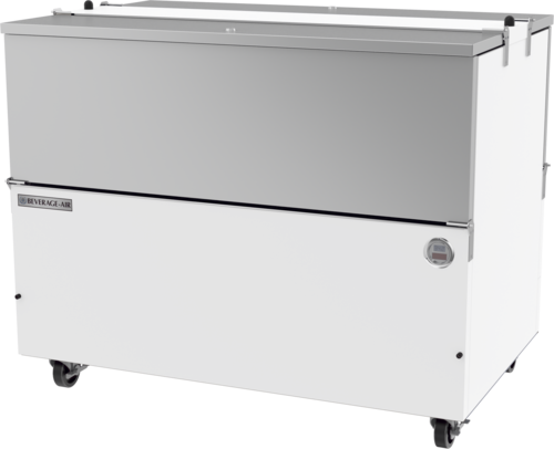 Beverage Air ST49HC-W School Milk Cooler Cold Wall Dual Access 49 Inch 18.97 Cu Ft Stainless Steel Doors