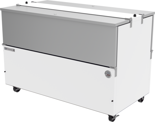 Beverage Air ST58HC-W School Milk Cooler Cold Wall 58 Inch Dual Access Stainless Steel 22.5 Cu Ft Capacity