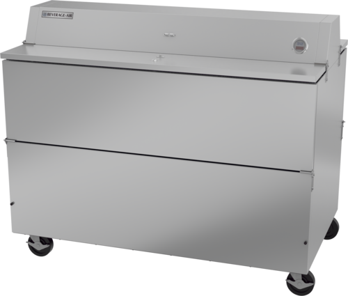 Beverage Air STF58HC-1-S School Milk Cooler 58W x 34D x 47-3/4H 24.3 cu ft Dual Access Stainless Steel