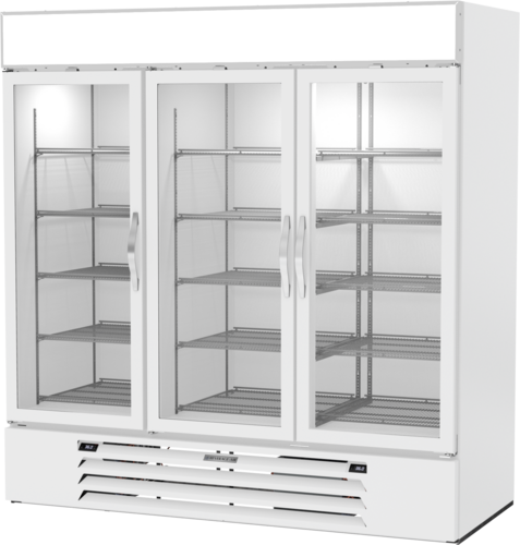 Beverage Air MMRR72HC-1-B-WW-WINE MarketMax DUAL TEMP Wine Merchandiser 75 inch Reach In with Glass Doors