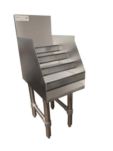 Steel Works SWLDR-1818 Underbar Bottle Storage Display Unit
