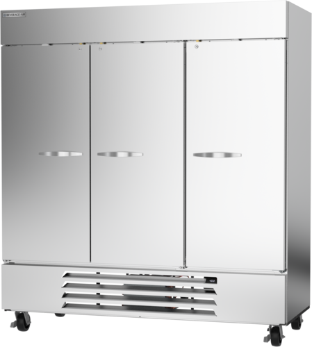 Beverage Air HBF72HC-1 Horizon Series Freezer Reach In Three Section 75W 68.43 cu ft Capacity Stainless Steel