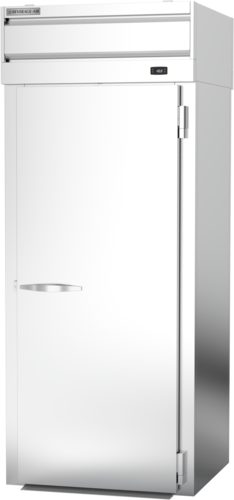 Beverage Air PFT1XTHC-1AS P-Series Extra Tall Roll-Thru Freezer 42.27 cu ft Stainless Steel Doors LED Lighting