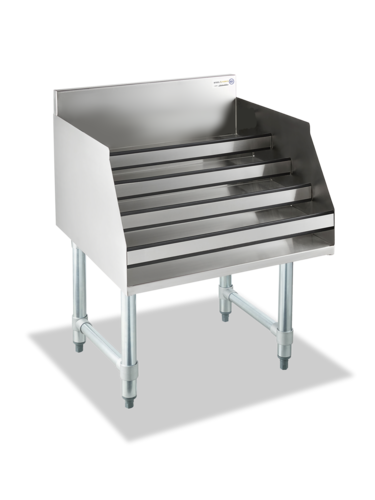 Steel Works SWLDR-1836 Underbar Bottle Storage Display Unit