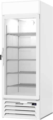 Beverage Air MMR23HC-1-W-IQ MarketMax Refrigerated Merchandiser One Section 23 Cu Ft Capacity with Glass Door