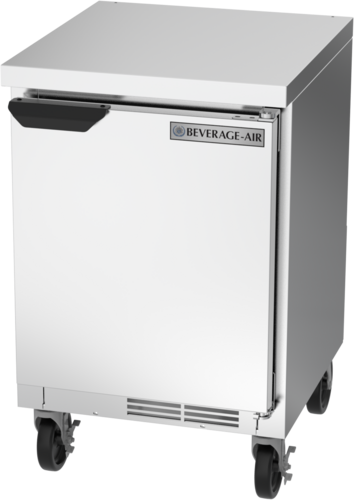 Beverage Air WTR20HC-FLT Worktop Refrigerator 20 inch One Section 2.25 cu ft Stainless Steel Made in USA