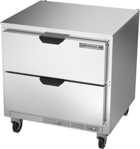 Beverage Air UCRD32AHC-2 Undercounter Refrigerator 32 inch 72 cu ft Stainless Steel Drawers Made in USA
