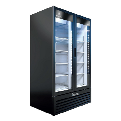 Beverage Air MT49-1B Marketeer Series Refrigerated Merchandiser Two Section Reach In 37.42 Cu Ft Capacity
