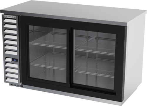 Beverage Air BB58HC1FGS Refrigerated Back Bar Storage Cabinet 59W 12.4 cu ft with Locking Glass Doors