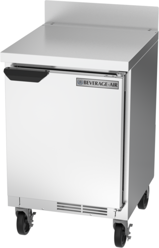 Beverage Air WTR20HC Worktop Refrigerator One Section 20 Inch Width 2.25 Cu Ft Stainless Steel Solid Door