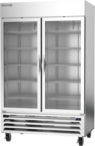 Beverage Air HBRF49HC1A G Horizon Series Dual Temp Refrigerator Freezer Reach In 42 Cu Ft Stainless Steel