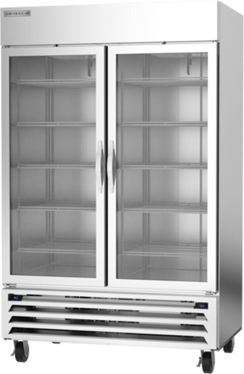 Beverage Air HBRF49HC1A G Horizon Series Dual Temp Refrigerator Freezer Reach In 42 Cu Ft Stainless Steel