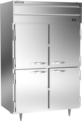 Beverage Air PH2-1HS Warming Cabinet Reach In Two Section 43.3 cu ft with Half Height Doors and Digital Thermometer