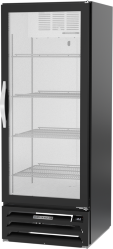 Beverage Air MMF12HC-1-B MarketMax Freezer Merchandiser One Section Triple Pane Glass Door 11.9 Cu Ft Capacity