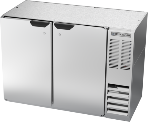 Beverage Air BB48HC1FS Refrigerated Food Rated Back Bar Storage Cabinet 48W 12.4 cu ft Stainless Steel