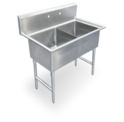 Steel Works SWS2C162012-318 Sink, (2) Two Compartment