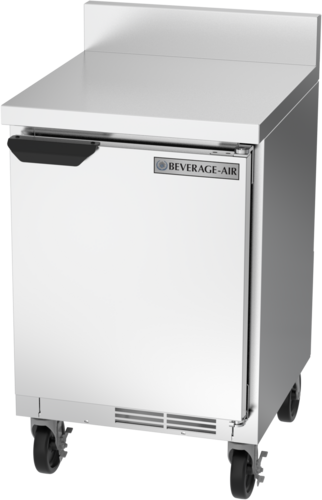 Beverage Air WTR20HC-FIP Worktop Refrigerator 20 inch One Section 2.25 cu ft Stainless Steel Solid Door