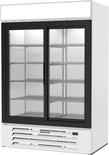 Beverage Air MMR45HC-1-W MarketMax Refrigerated Merchandiser Two Section Reach In 46 Cu Ft Capacity