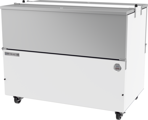 Beverage Air ST49HC-W-02 School Milk Cooler Cold Wall Dual Access 49 Inch 20.55 Cu Ft Stainless Steel