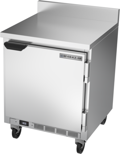 Beverage Air WTF27HC-FIP Worktop Freezer One Section 27 Inch 5.24 Cu Ft Solid Door Stainless Steel