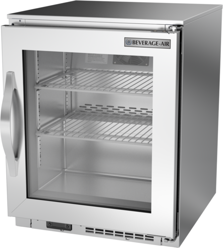 Beverage Air UCF20HC-25-15 Undercounter Ice Cream Freezer 20W 25H 2.25 cu ft Capacity Stainless Steel Design