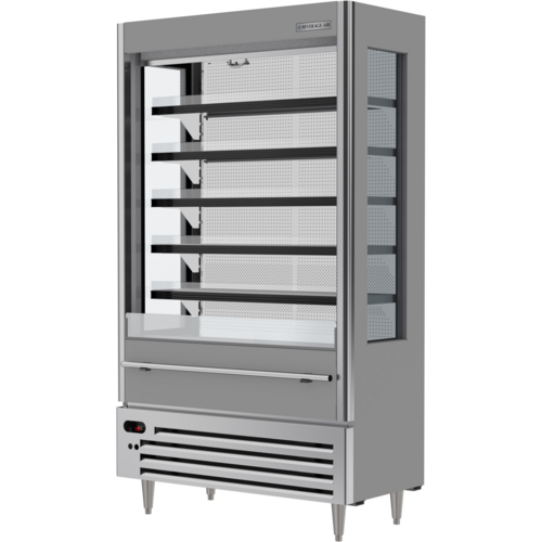 Beverage Air VMHCSL-18-1-G Vuemax Series Slim Open-Air Merchandiser 12.7 cu ft LED Lighting Automatic Defrost