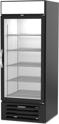 Beverage Air MMR27HC-1-B-WINE MarketMax Wine Merchandiser Reach In One Section Double Pane Glass Door 2597 cu ft Capacity