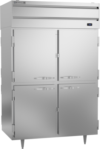 Beverage Air PFD2HC-1AHS Freezer Pass-Thru Two-Section 48.33 cu ft Top-Mounted Refrigeration Solid Half Doors