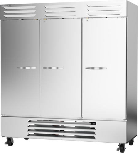 Beverage Air FB72HC-1S Vista Freezer Reach-In Three-Section 75W 68.43 cu ft Electronic Control Lockable Doors