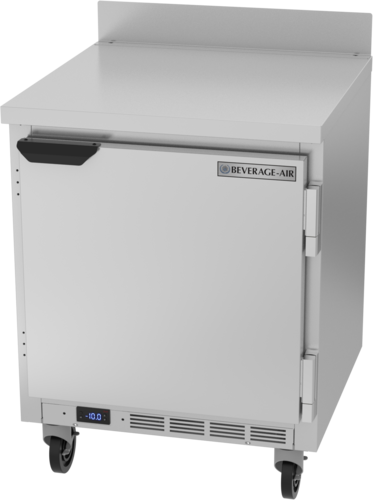 Beverage Air WTF27HC Worktop Freezer 27 inch One Section 5.24 cu ft Solid Door Stainless Steel