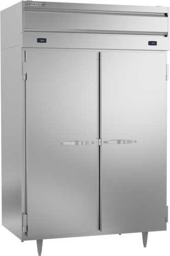 Beverage Air PRF24-24HC-1AS P-Series Dual Temp Reach-In Refrigerator Freezer 42 Cu Ft Stainless Steel