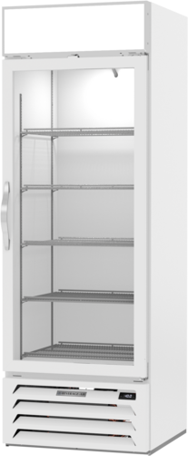 Beverage Air MMF19HC-1-W MarketMax Freezer Merchandiser 19 cu ft Triple Pane Glass Door Reach In