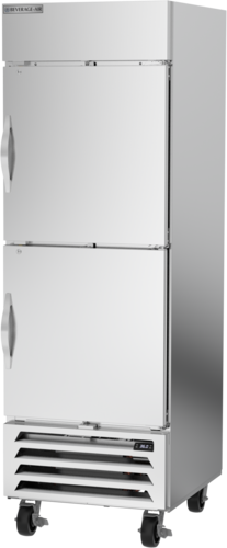 Beverage Air HBR23HC-1-HS Horizon Series Refrigerator Reach In One Section 23.32 Cu Ft Capacity Stainless Steel