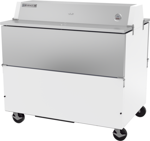 Beverage Air STF49HC1W School Milk Cooler 49W x 34D x 4774H 2055 cu ft Dual Access Flat Top Carton Capacity