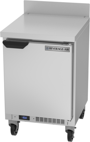 Beverage Air WTF20HC Worktop Freezer 20 Inch One Section 227 Cu Ft Capacity Solid Door Stainless Steel