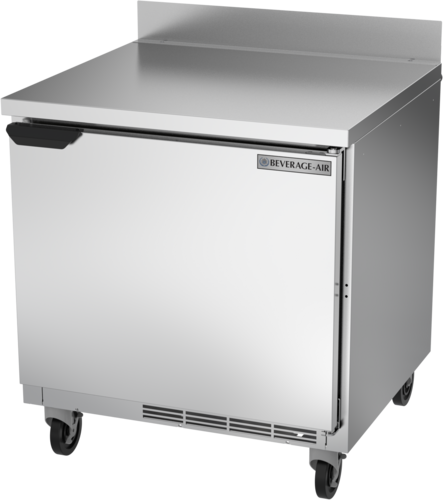 Beverage Air WTR32AHC Worktop Refrigerator 32 Inch One Section 72 Cu Ft Solid Door Stainless Steel