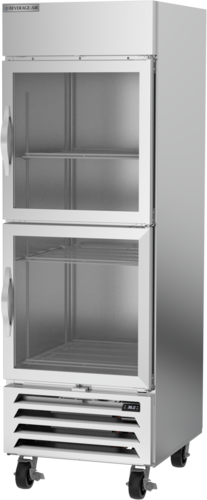 Beverage Air HBR23HC-1-HG Horizon Series Refrigerator Reach In One Section 23.32 Cu Ft Capacity Glass Doors
