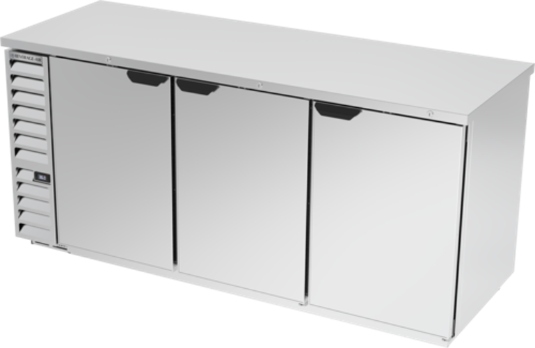 Beverage Air BB78HC1FS Refrigerated Back Bar Storage Cabinet 79W 33.59 cu ft with Solid Doors and LED Lighting