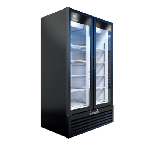 Beverage Air MT34-1B Marketeer Series Refrigerated Merchandiser Two Section 39-1/2W 79H 26.12 cu ft Capacity