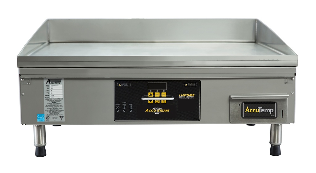 AccuTemp ETH2083A2450-T1 Electric, 24" width, B Depth Countertop Griddle