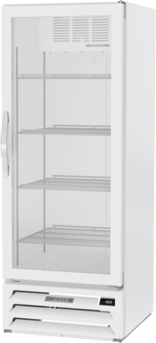 Beverage Air MMF12HC-1-W MarketMax Freezer Merchandiser One Section Triple Pane Glass Door 11.9 Cu Ft Capacity
