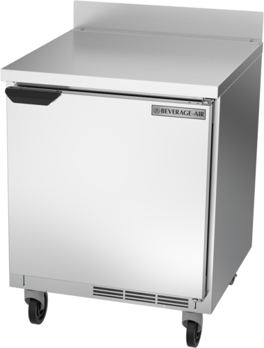 Beverage Air WTR27HC Worktop Refrigerator 27 inch One Section 5.25 cu ft Solid Door Stainless Steel