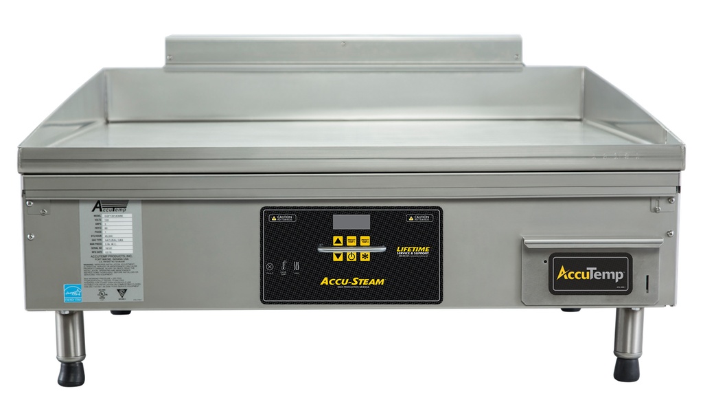 AccuTemp GGF1201B3650-T1 Gas, 36" width, B Depth Countertop Griddle