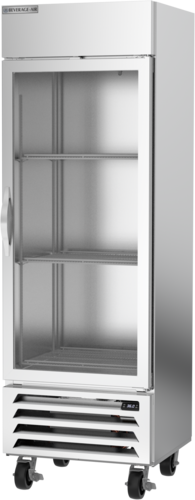 Beverage Air HBR19HC-1-G Horizon Series Refrigerator Reach In One Section 19 Cu Ft Glass Door Stainless Steel