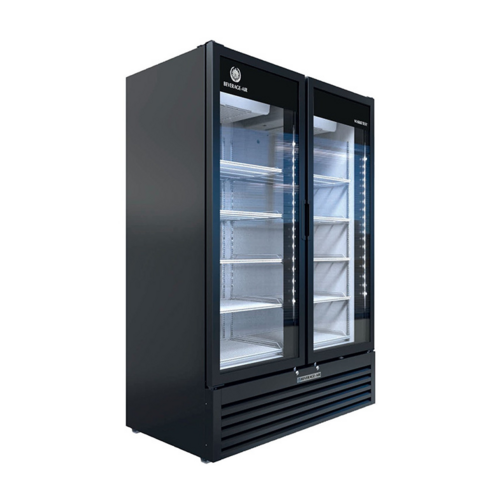 Beverage Air MT53-1B Marketeer Series Refrigerated Merchandiser Two Section Glass Door 41.66 cu ft Capacity