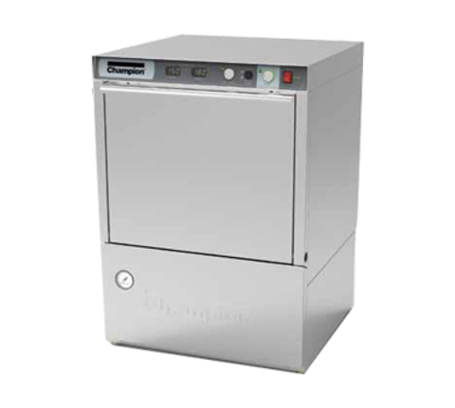 Champion UH230B Dishwasher Undercounter High Temperature Sanitizing 24 Inch Capacity 40 Racks Per Hour