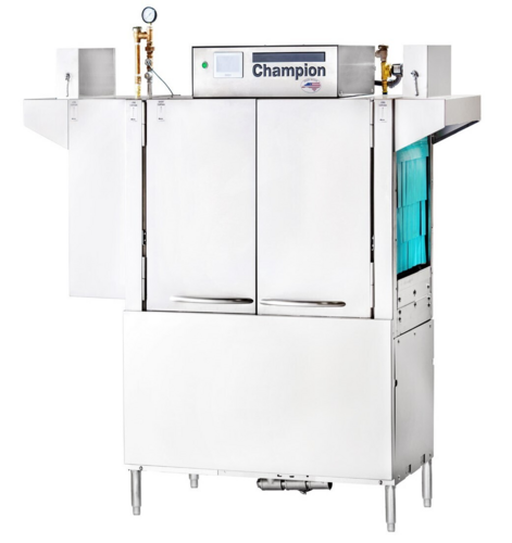 Champion 54 PRO Pro Series 54W Rack Conveyor Dishwasher Energy Efficient with Proactive Maintenance and High Capacity